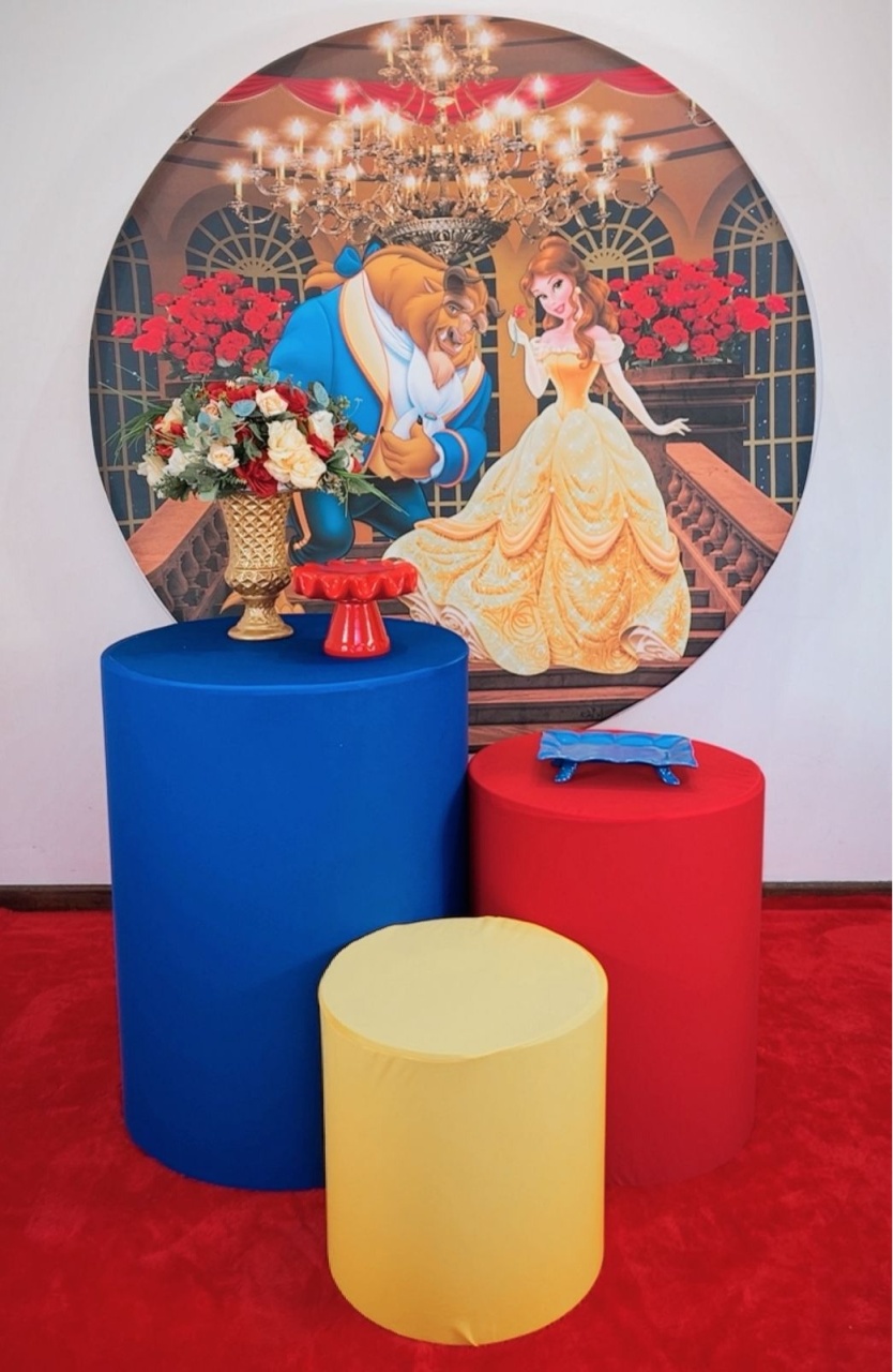 Kit Promocional Bela E A Fera Desenho - TudFestas