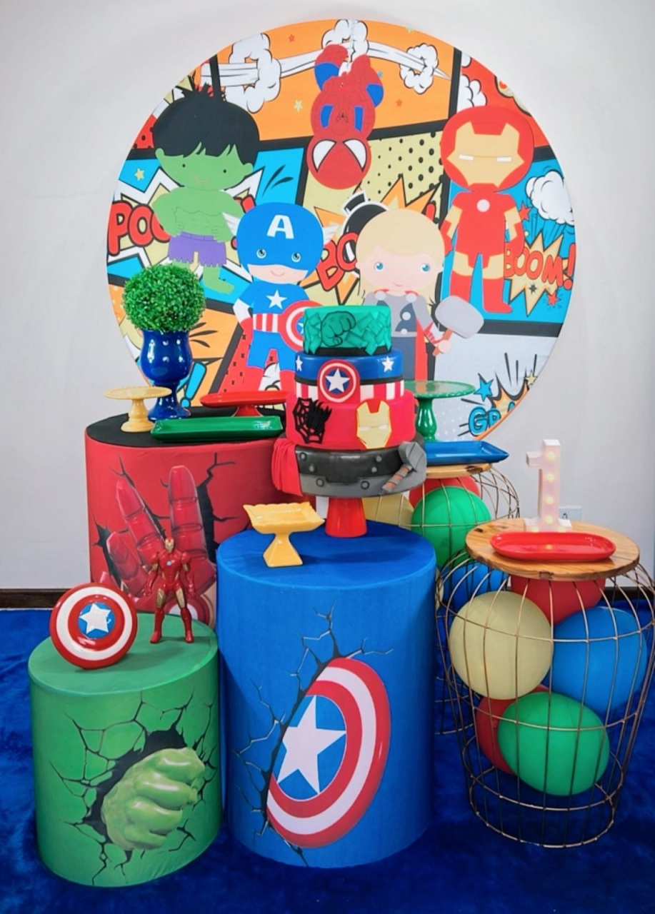 Kit Ouro Vingadores Baby - TudFestas