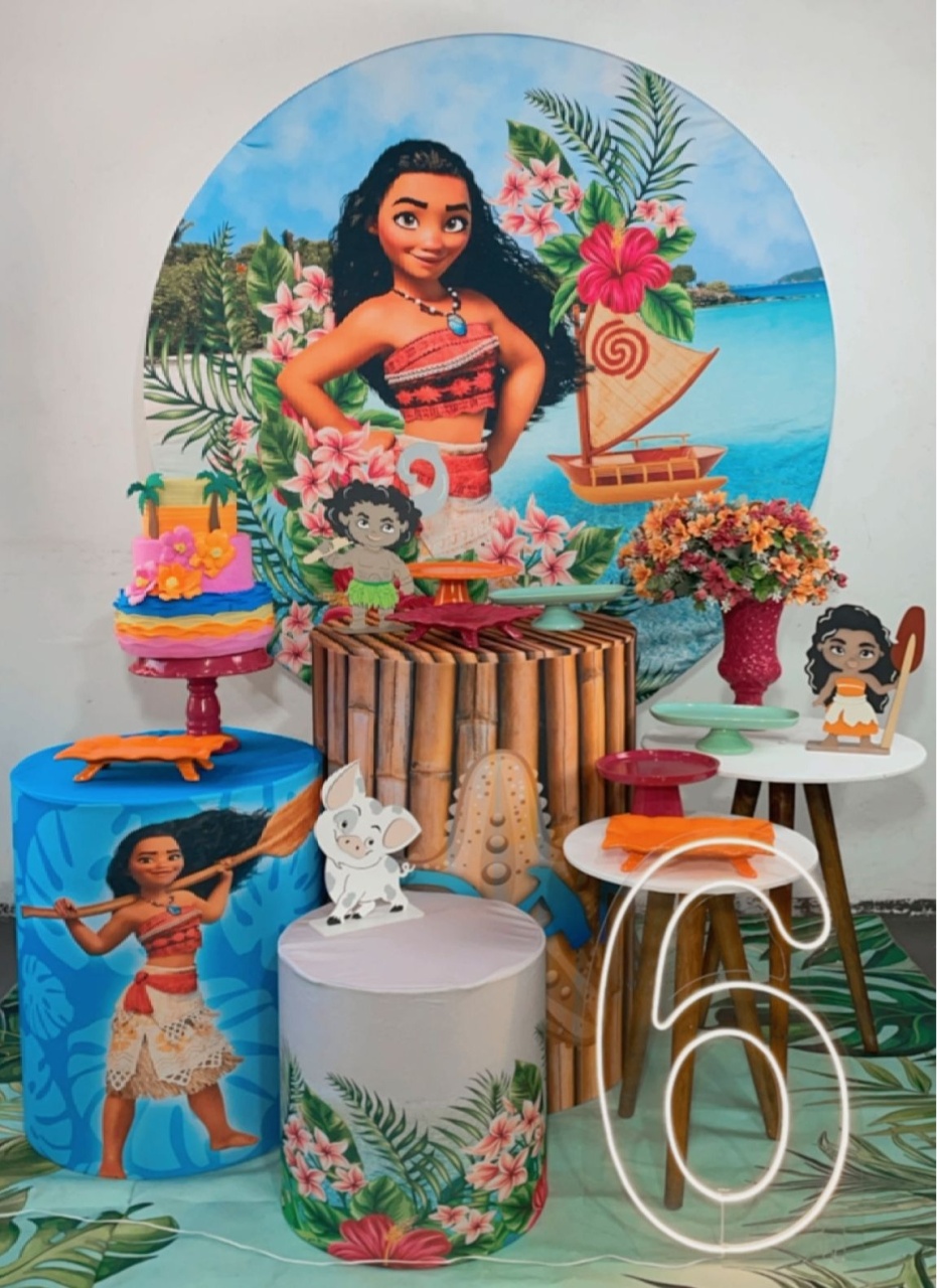 Kit Diamante Moana Grande Mod 4, Kit 2  - TudFestas