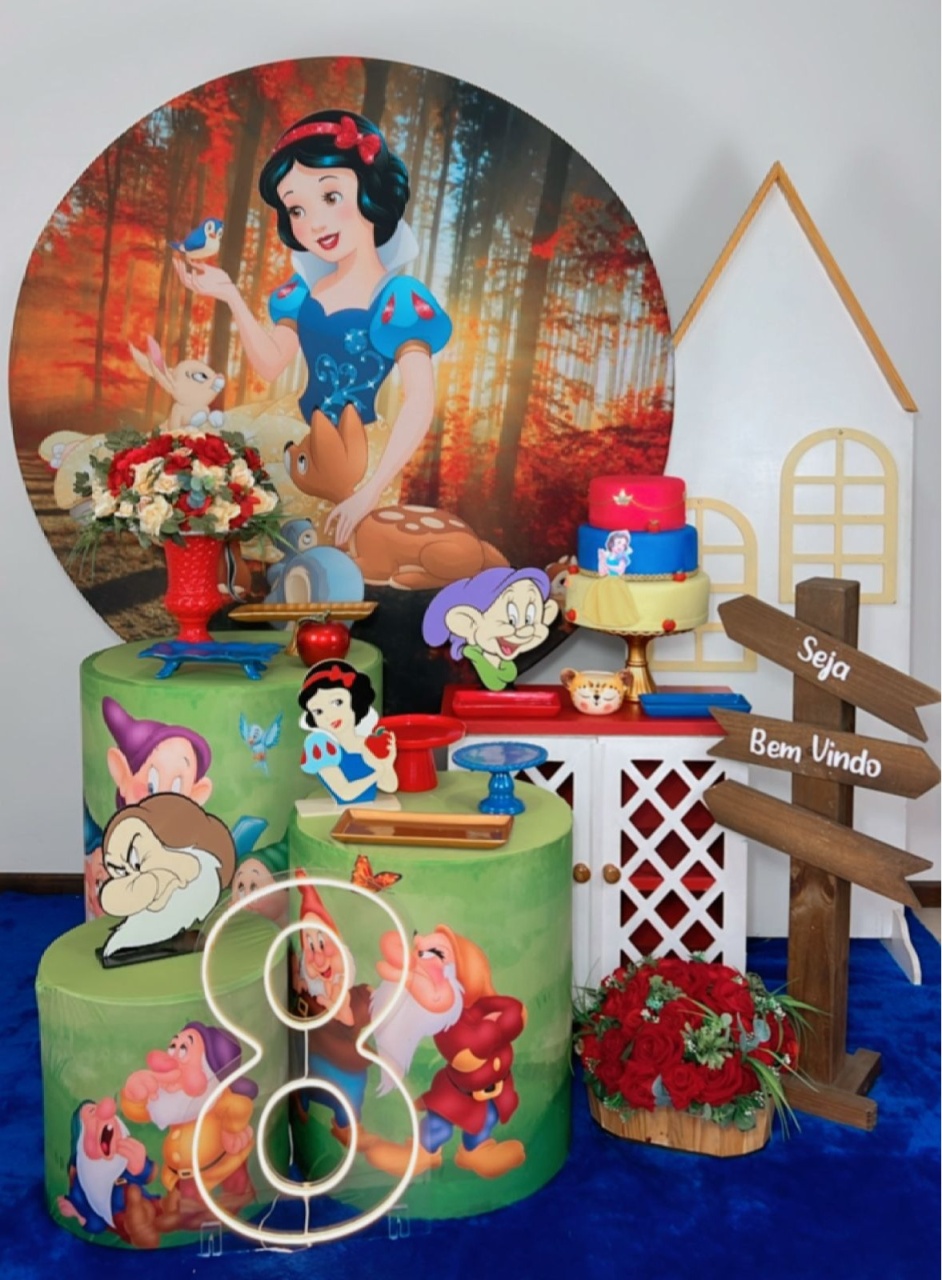 Composição Branca de Neve Mod 8 - TudFestas