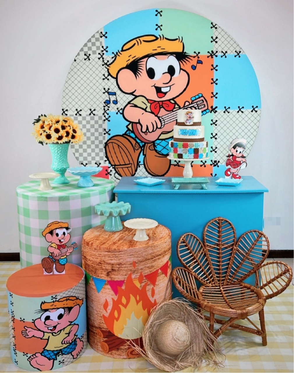 Kit Ouro Chico Bento - TudFestas