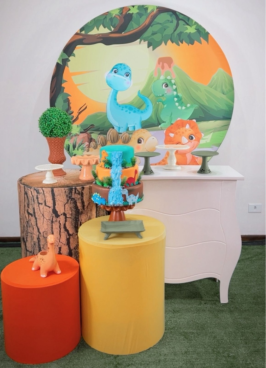 Kit Prata Dinossauro Baby - Modelo 2 - TudFestas