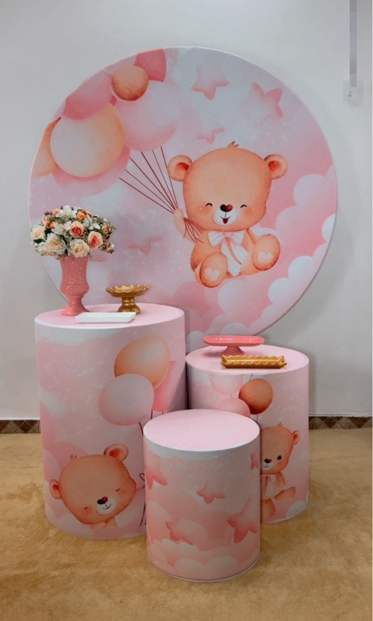 Kit Bronze Ursinha Baby - TudFestas