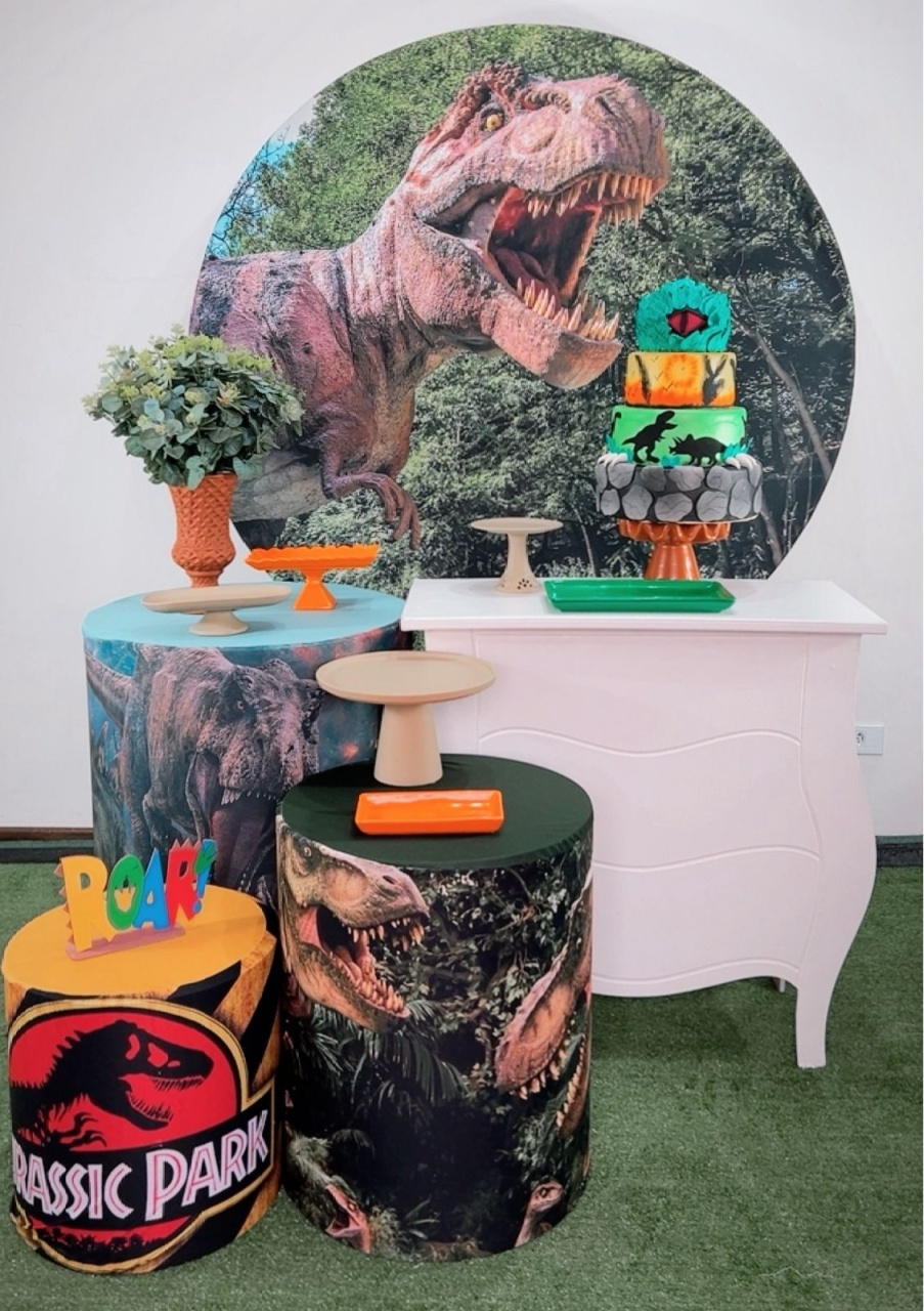 Kit Prata Dinossauro Adulto - Modelo 2 - TudFestas