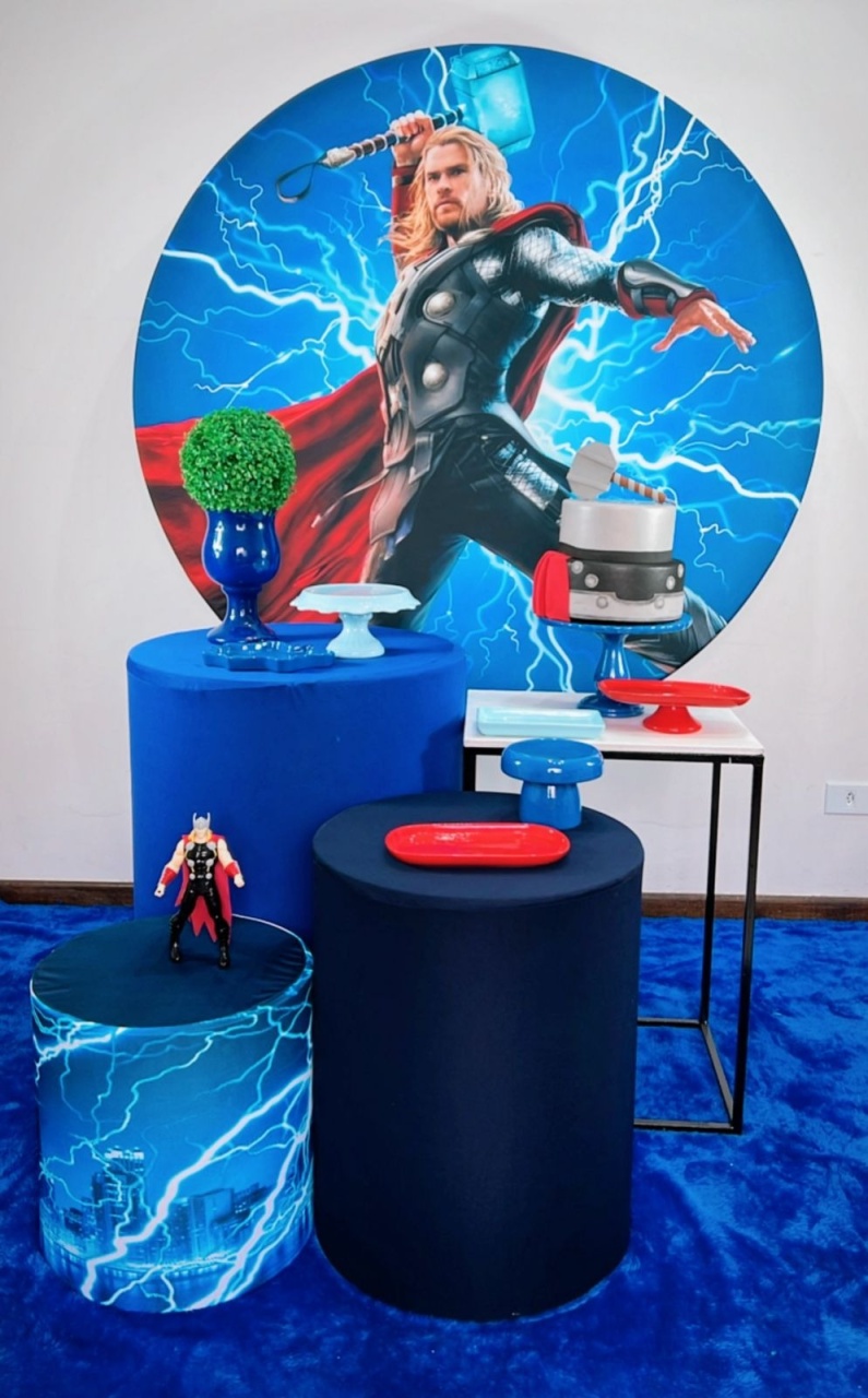 Kit Prata Thor - Modelo 2 - TudFestas