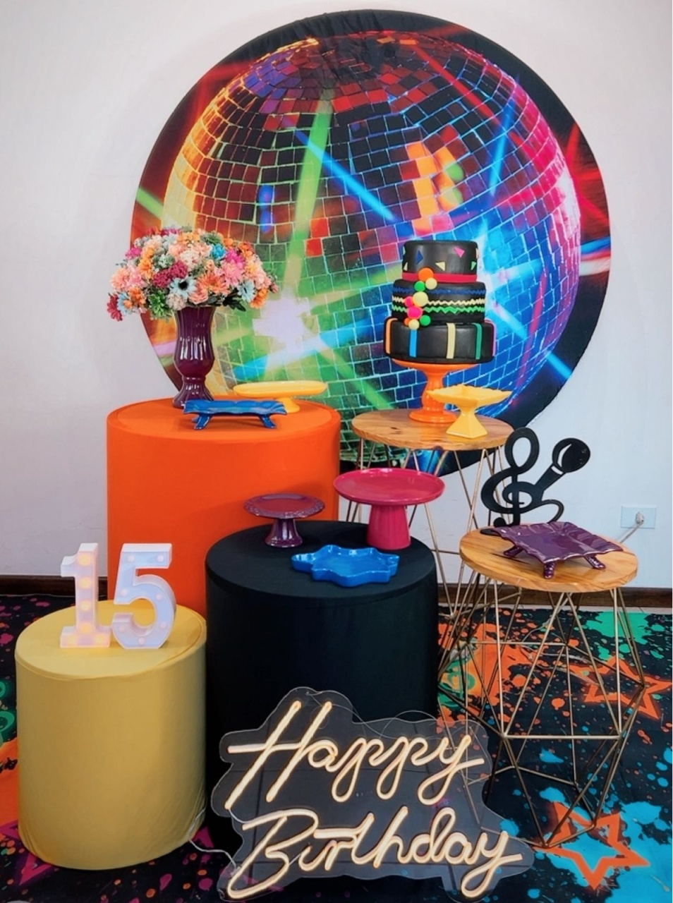 Kit Diamante Balada Luzes - Modelo 2 - TudFestas