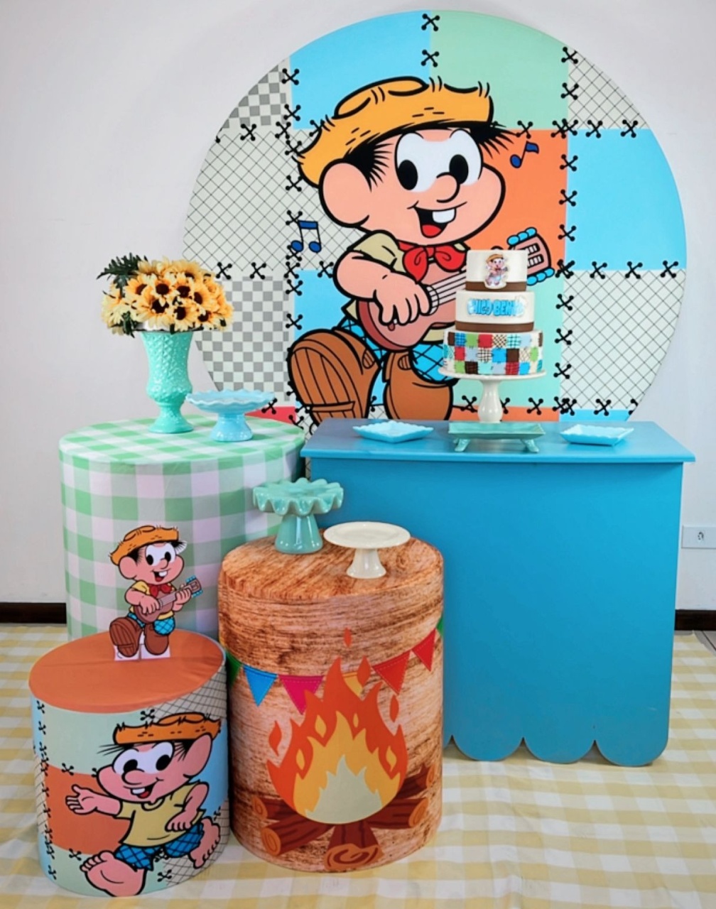 Kit Prata Chico Bento - TudFestas