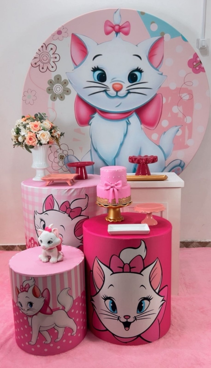 Kit Prata Gata Marie - Modelo 2 - TudFestas