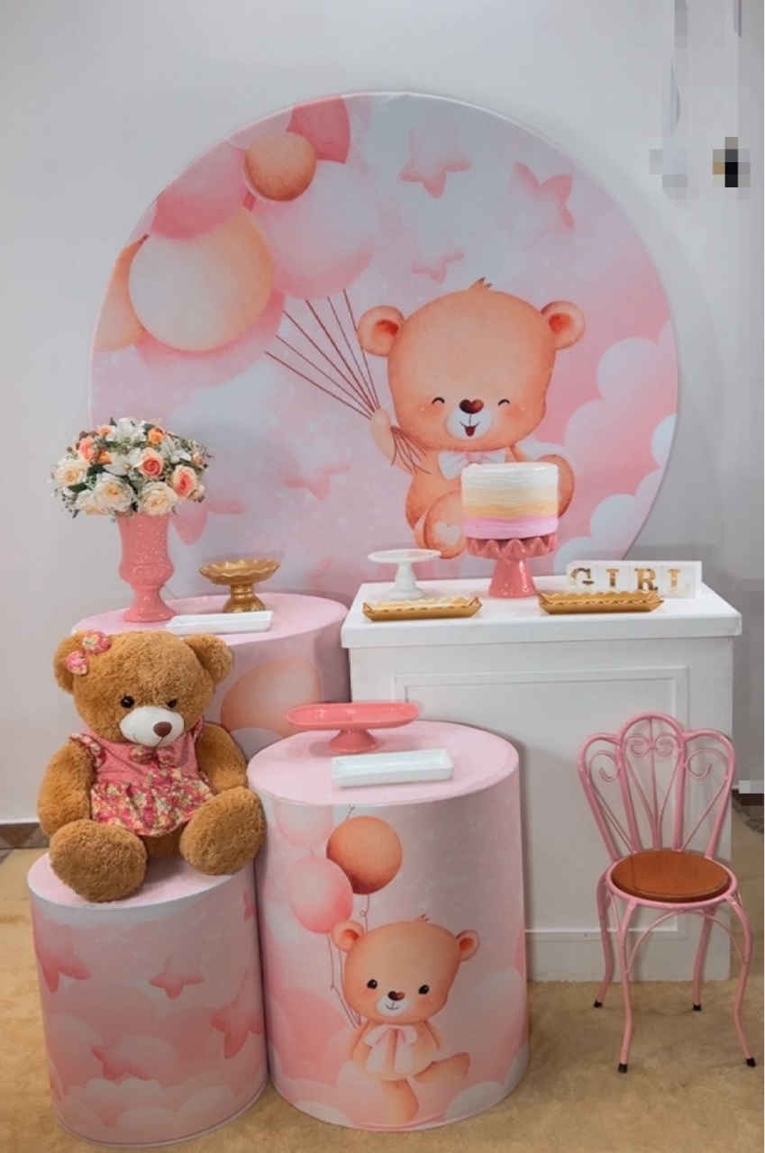 Kit Ouro Ursinha Baby - Modelo 2 - TudFestas