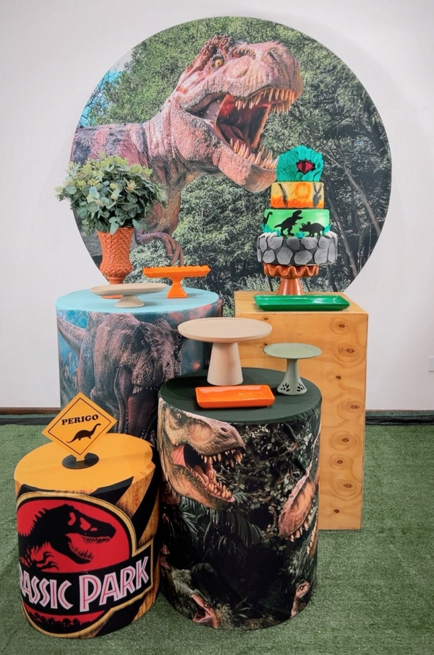 Kit Prata Dinossauro Adulto - TudFestas
