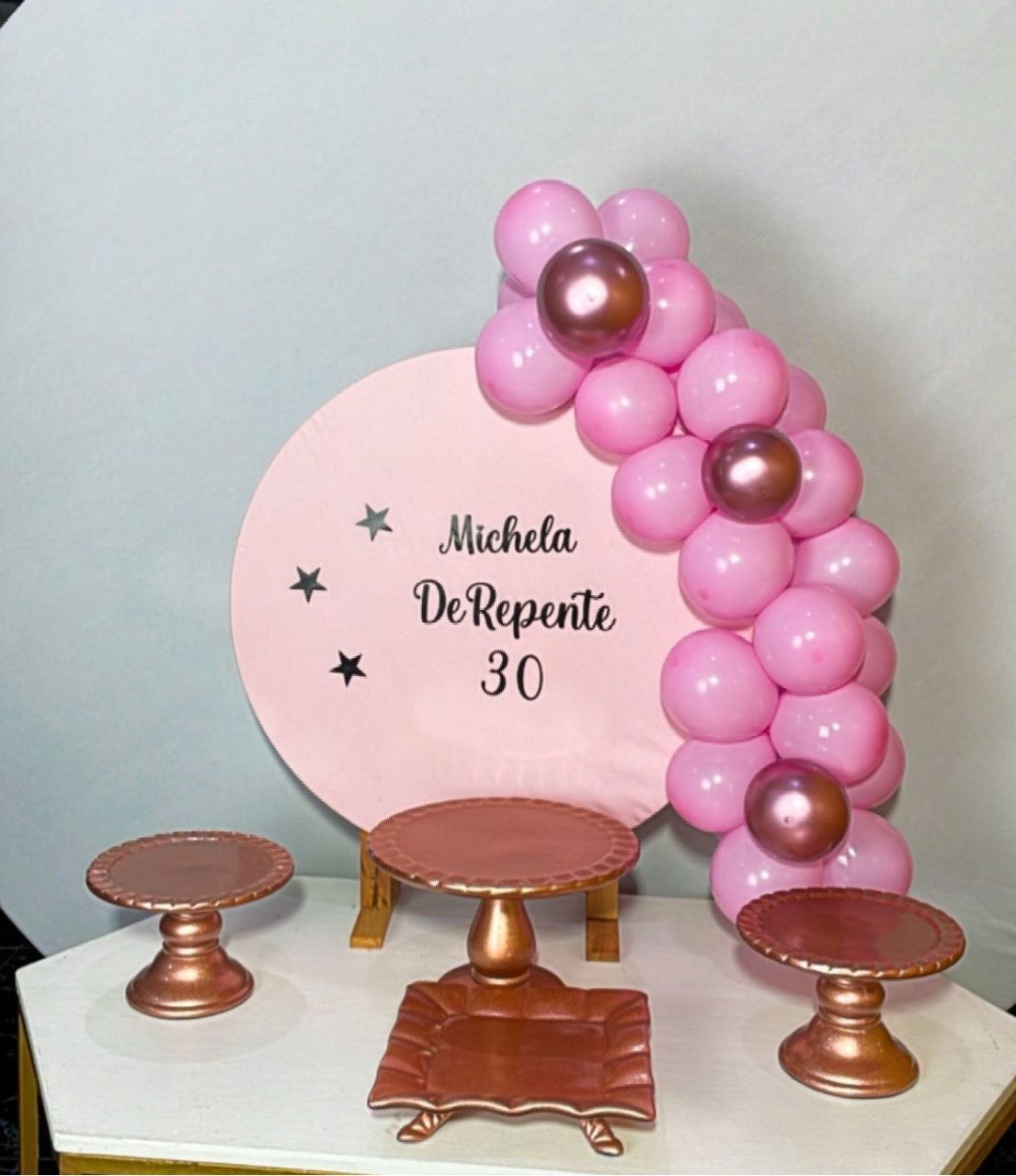 Kit Rubi Rosé Com Rosa - TudFestas