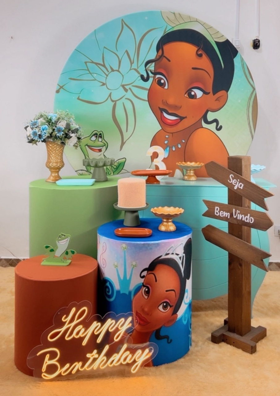 Kit Diamante Princesa Tiana - TudFestas