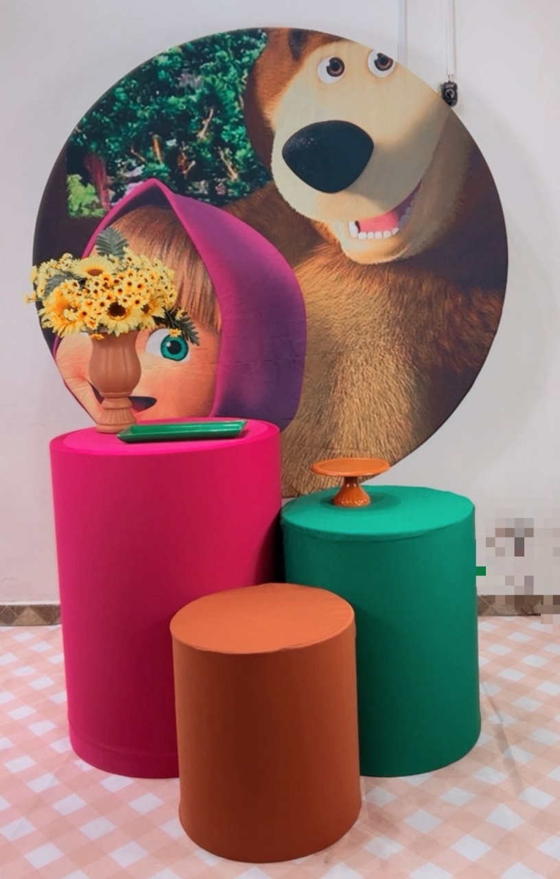 Kit Promocional Masha E Urso - TudFestas