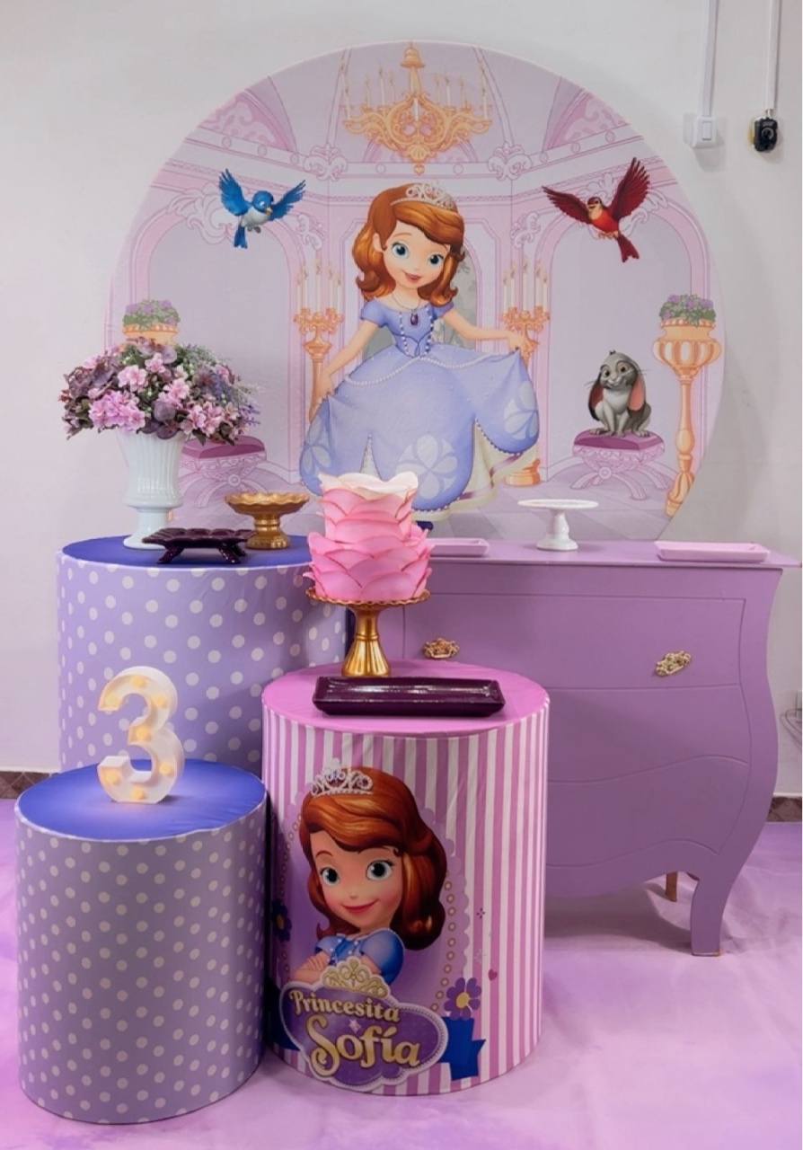 Kit Prata Princesa Sofia - TudFestas