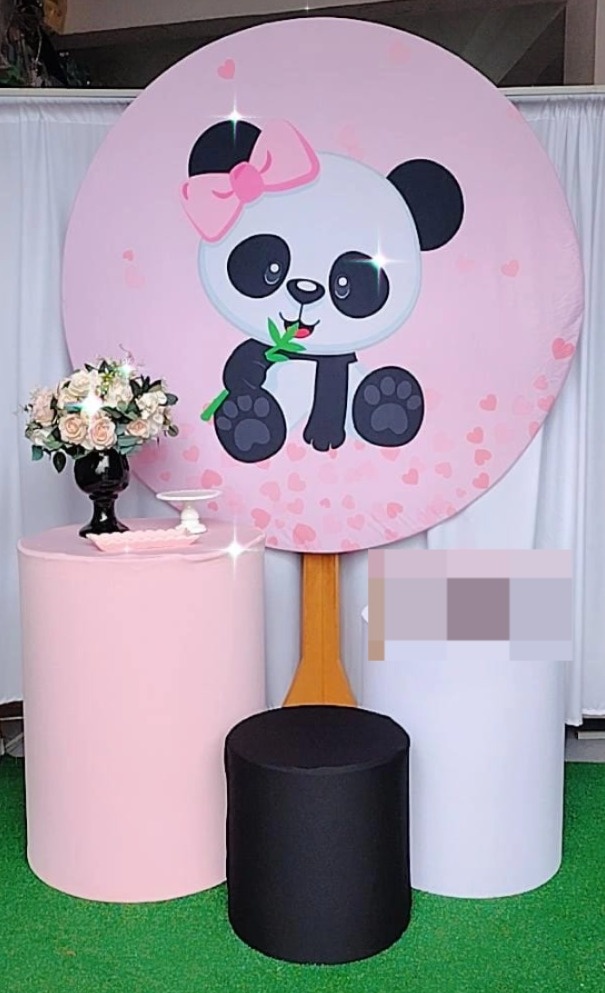 Kit Promocional Panda Rosa - TudFestas