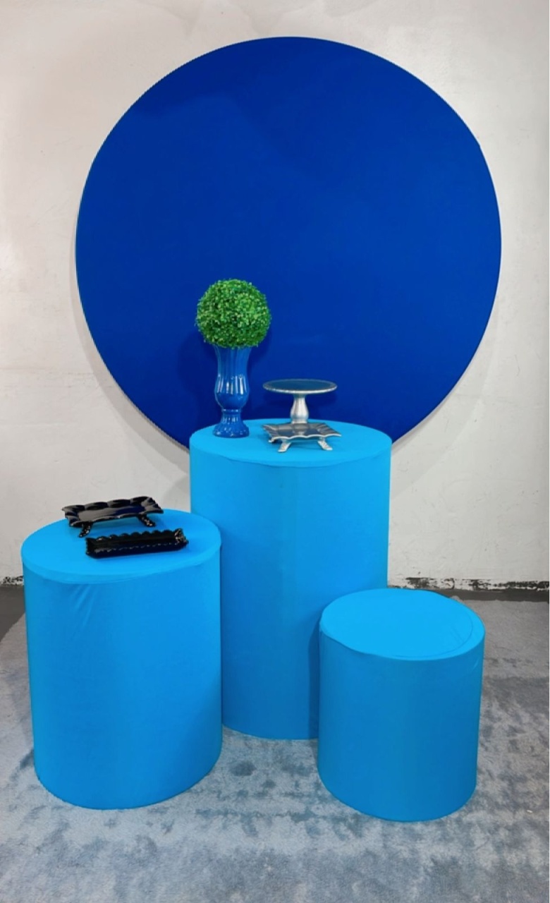Kit Bronze Azul Liso - TudFestas