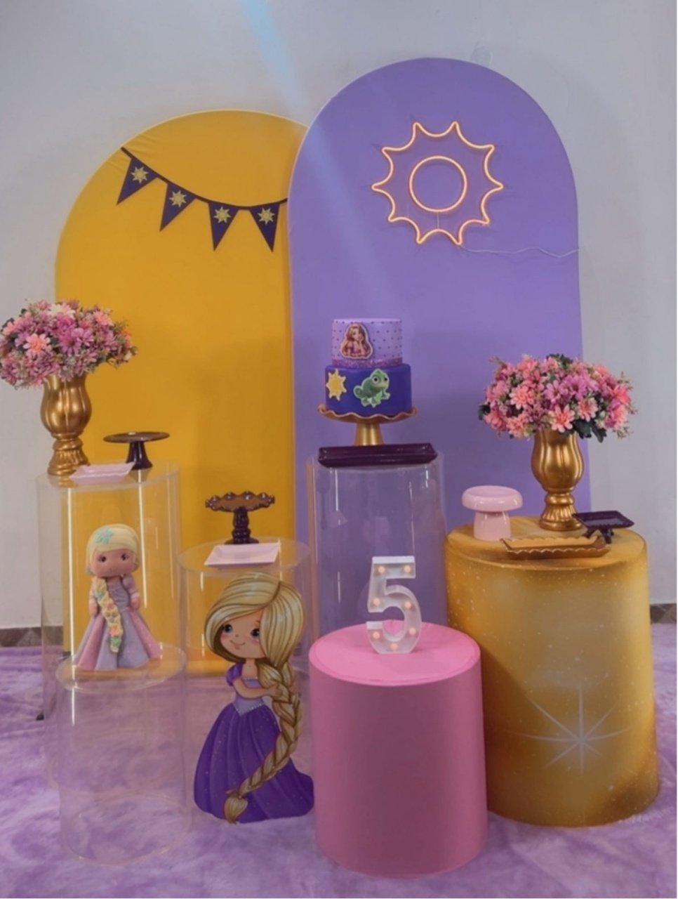 Rapunzel Composição - Modelo 2 - TudFestas