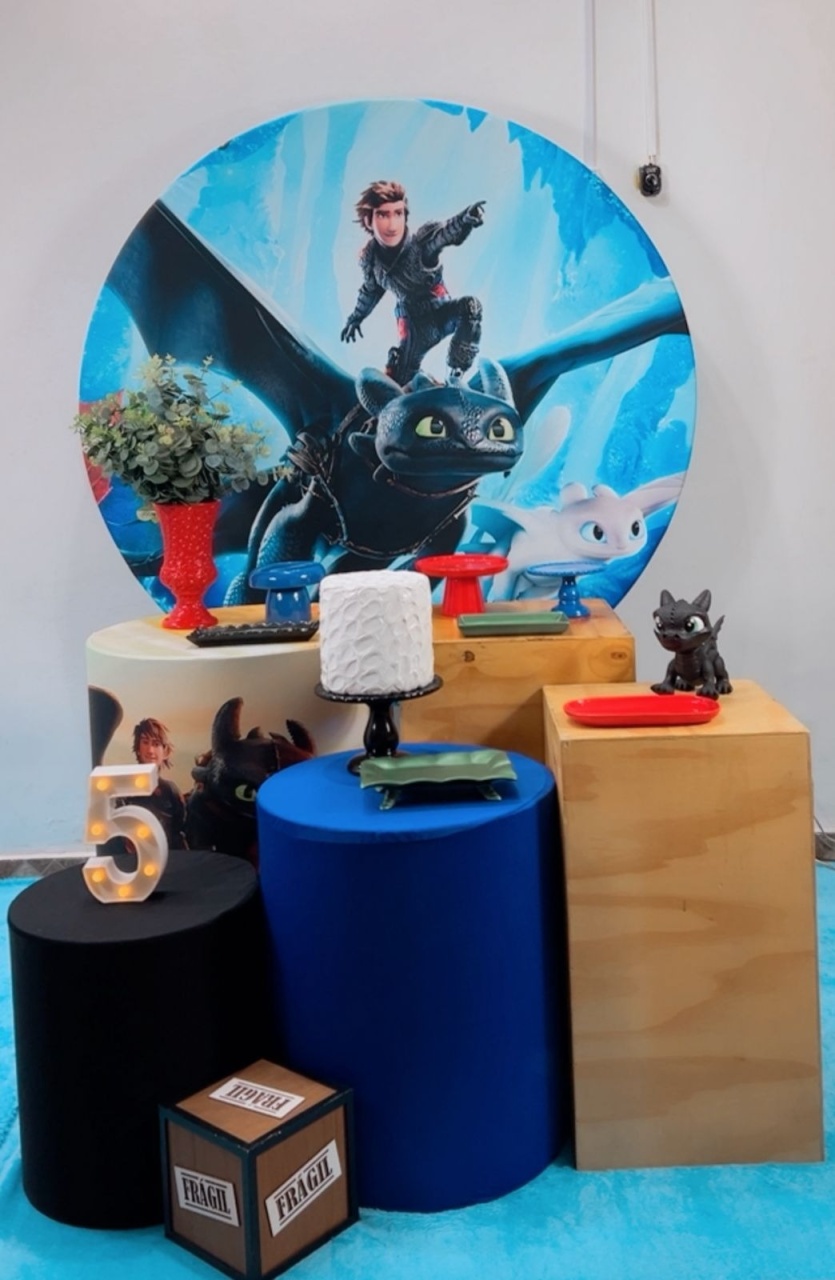 Kit Ouro Como Treinar Meu Dragão - TudFestas