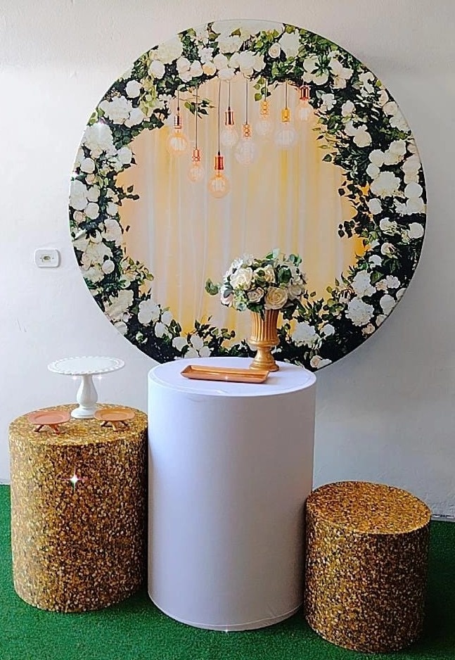 Kit Bronze Floral Luzes  - TudFestas