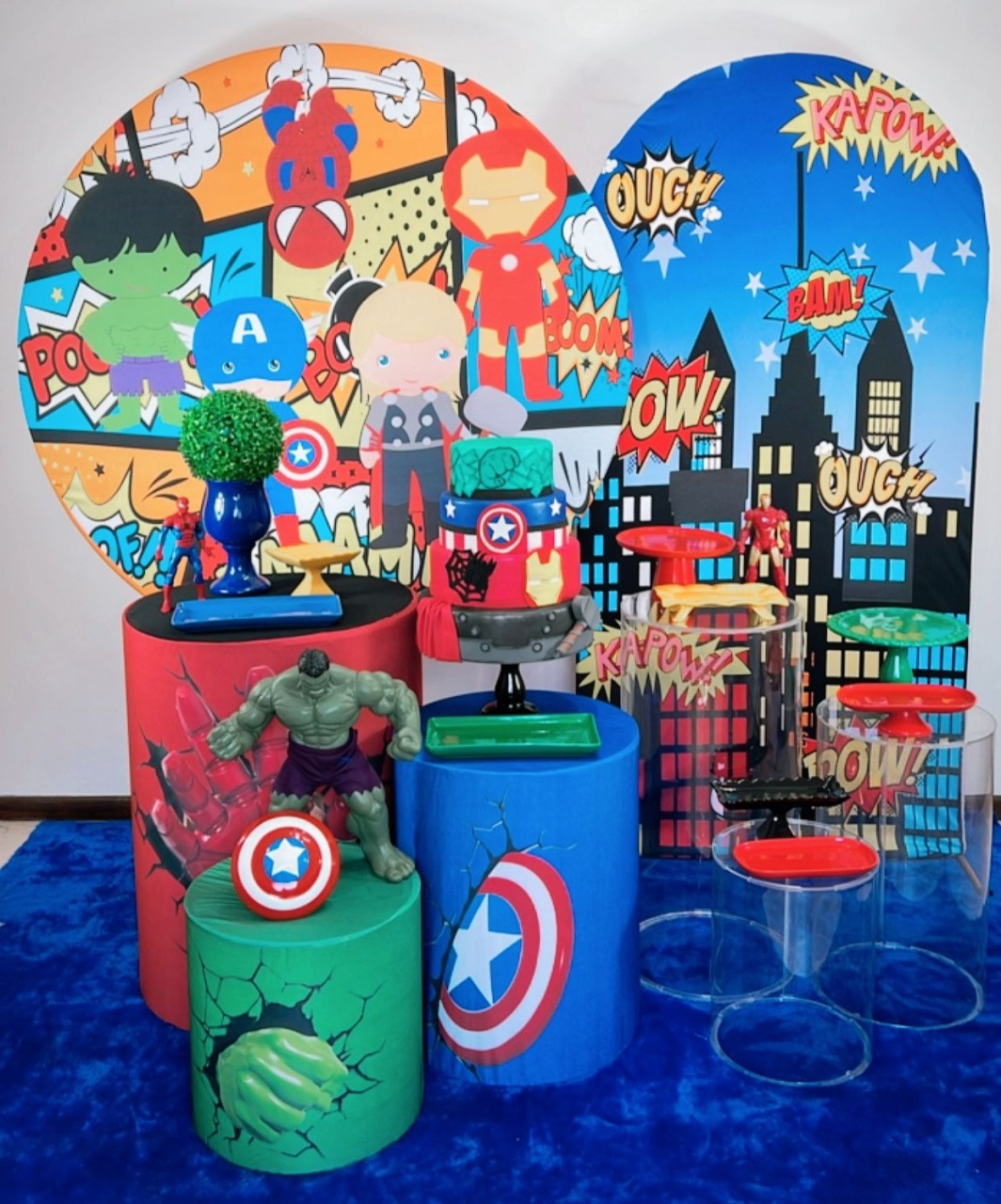 Vingadores Baby Composição  - TudFestas