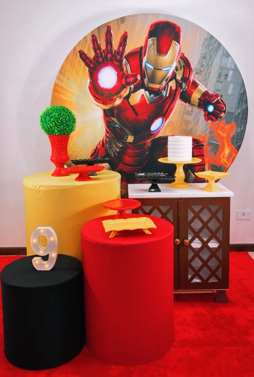Kit Prata Homem de Ferro - TudFestas