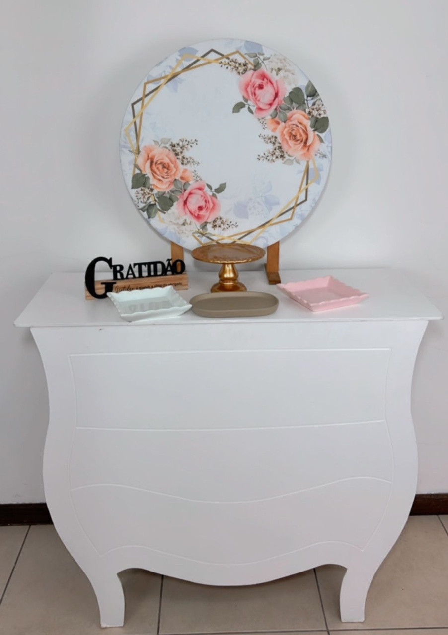Kit Rubi Floral-Com Mesinha - TudFestas