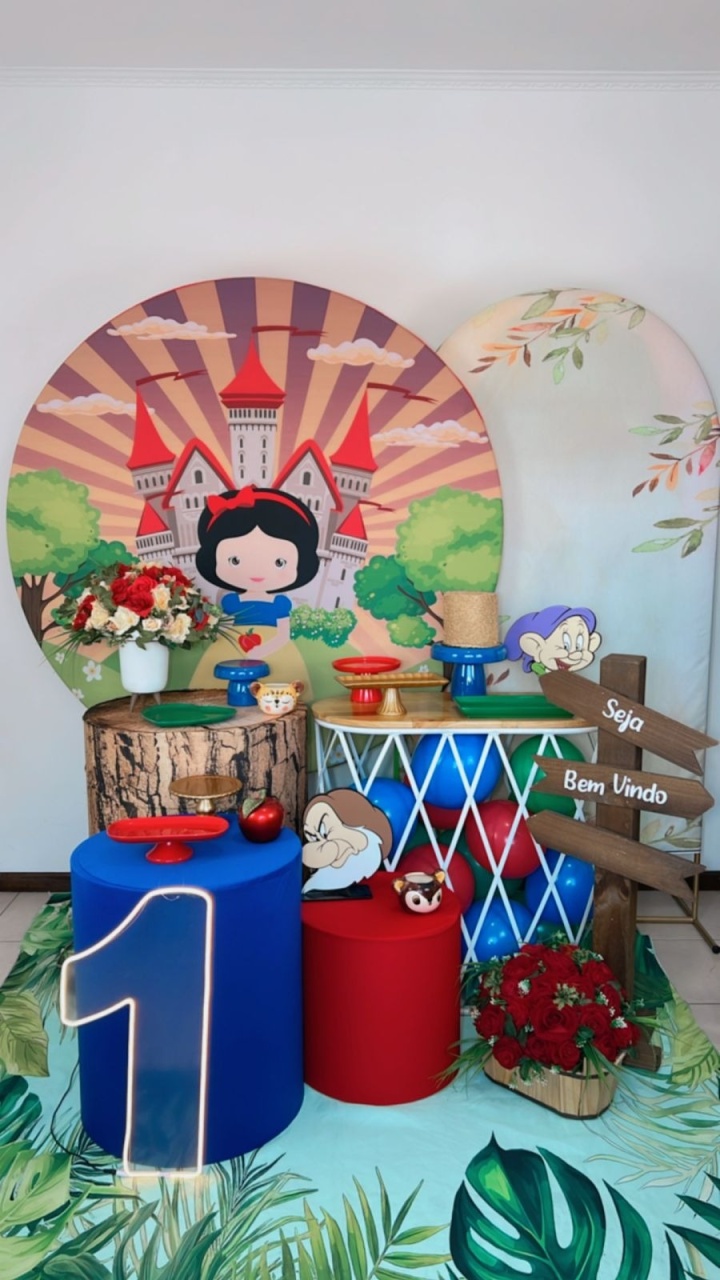 Composição Branca de Neve Baby Mod 12 - TudFestas