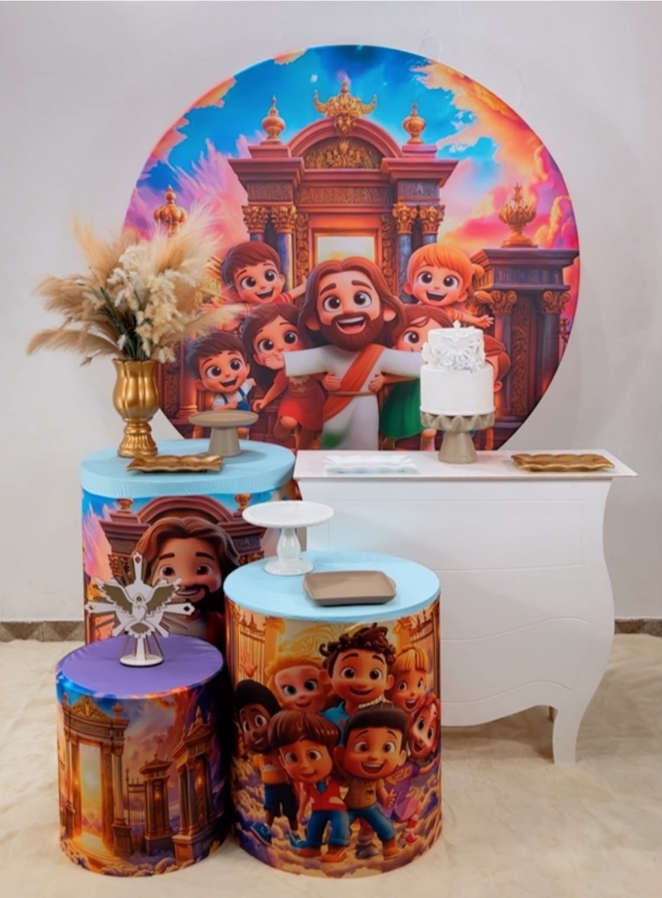 Kit Prata Jesus Kids - TudFestas
