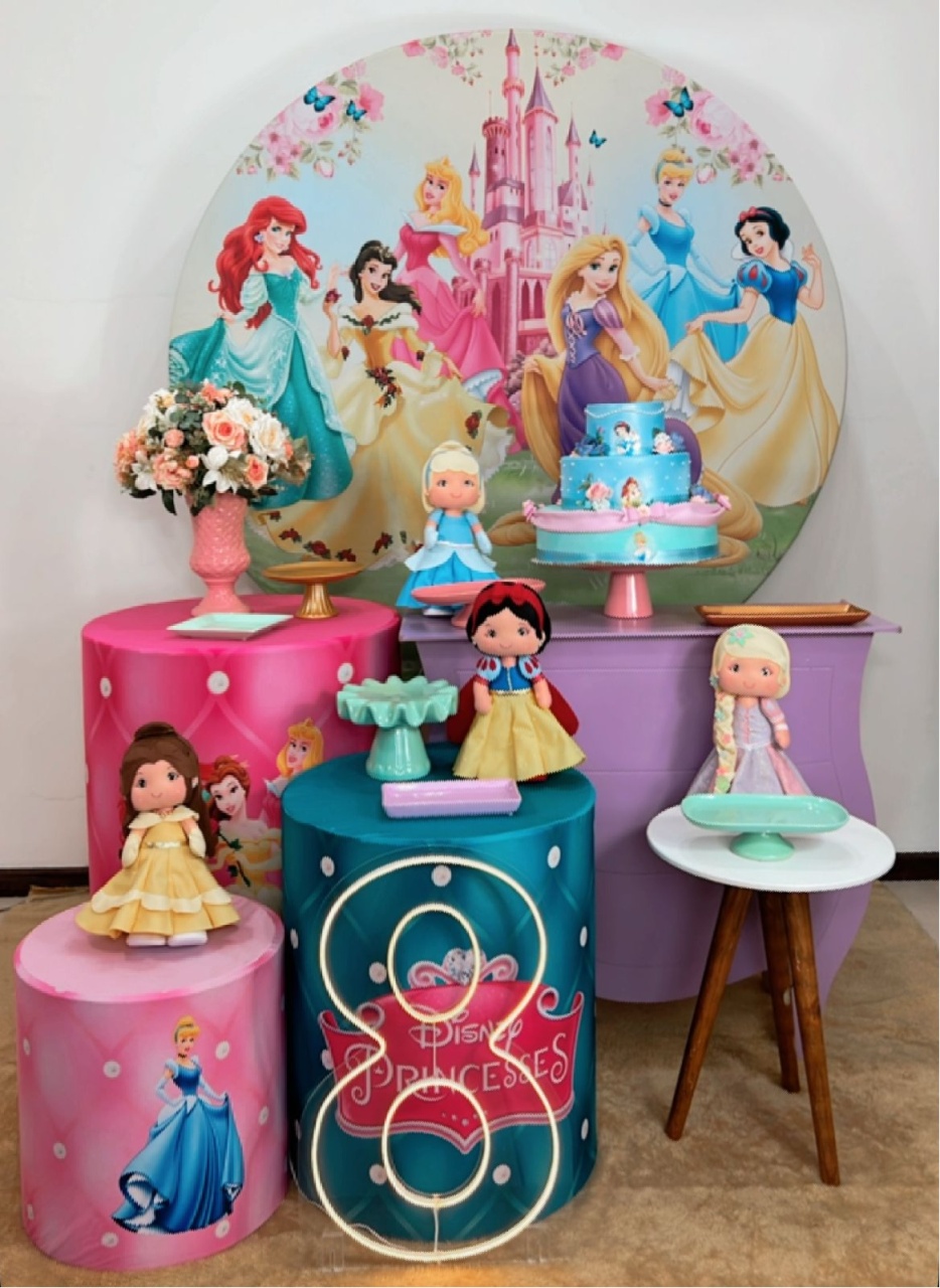 Kit Diamante Princesas  - TudFestas