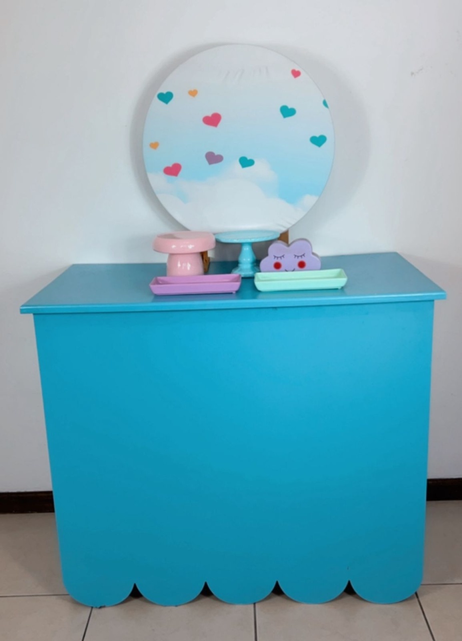 Kit Rubi Chuva de Amor -Com Mesinha - TudFestas
