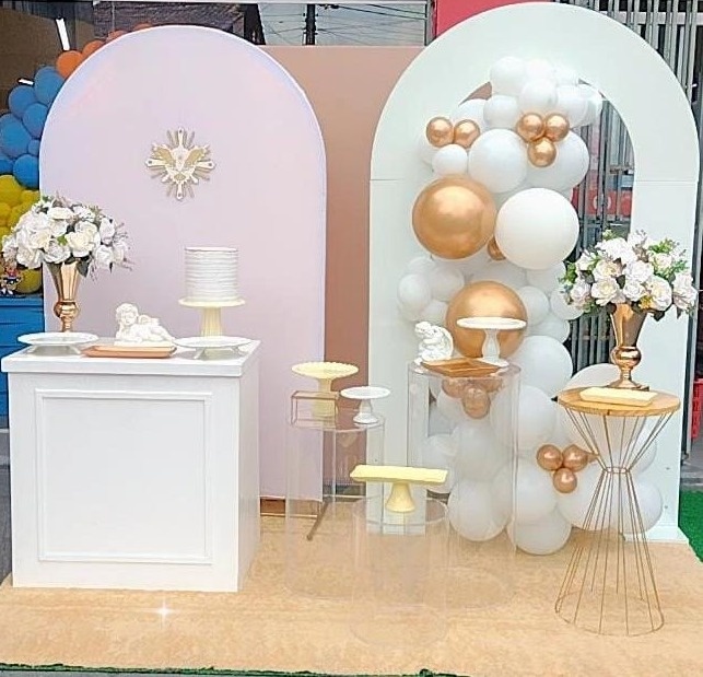 Composição Batizado Luxo - TudFestas