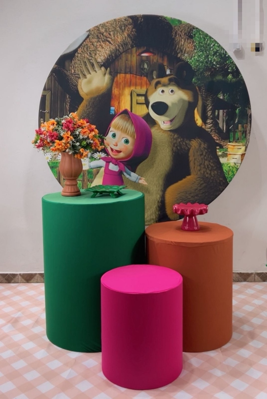 Kit Promocional Masha E O Urso - TudFestas