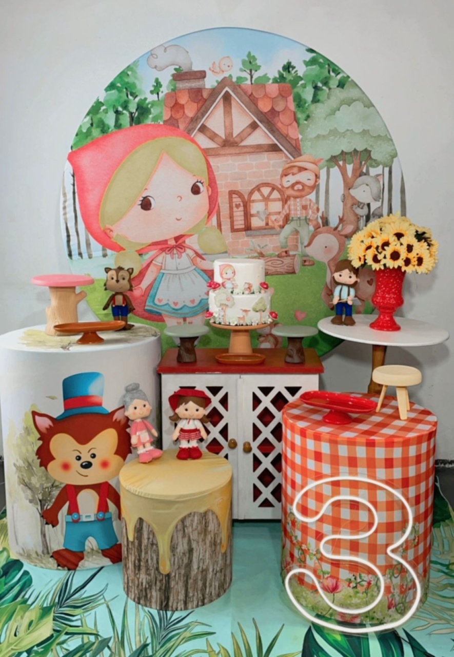 Kit Diamante Chapeuzinho Vermelho Mod 2  - TudFestas