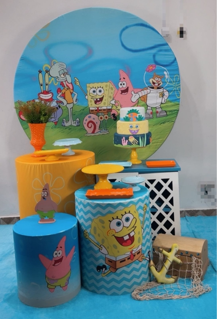 Kit Ouro Bob Esponja - TudFestas