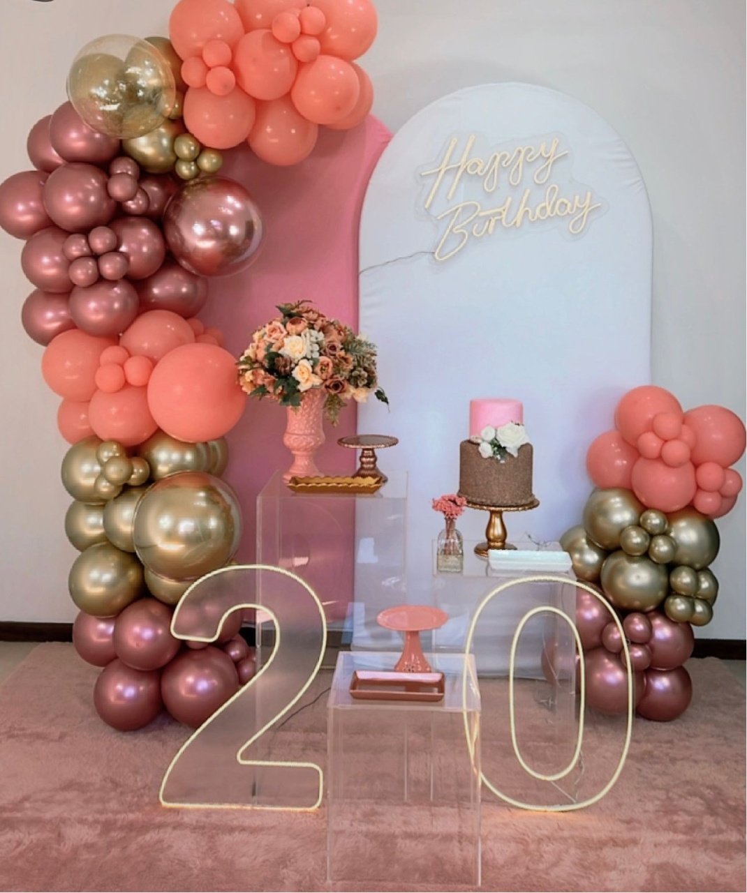 Composição Rose - TudFestas