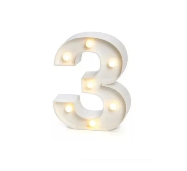 Led Número P 3 - TudFestas