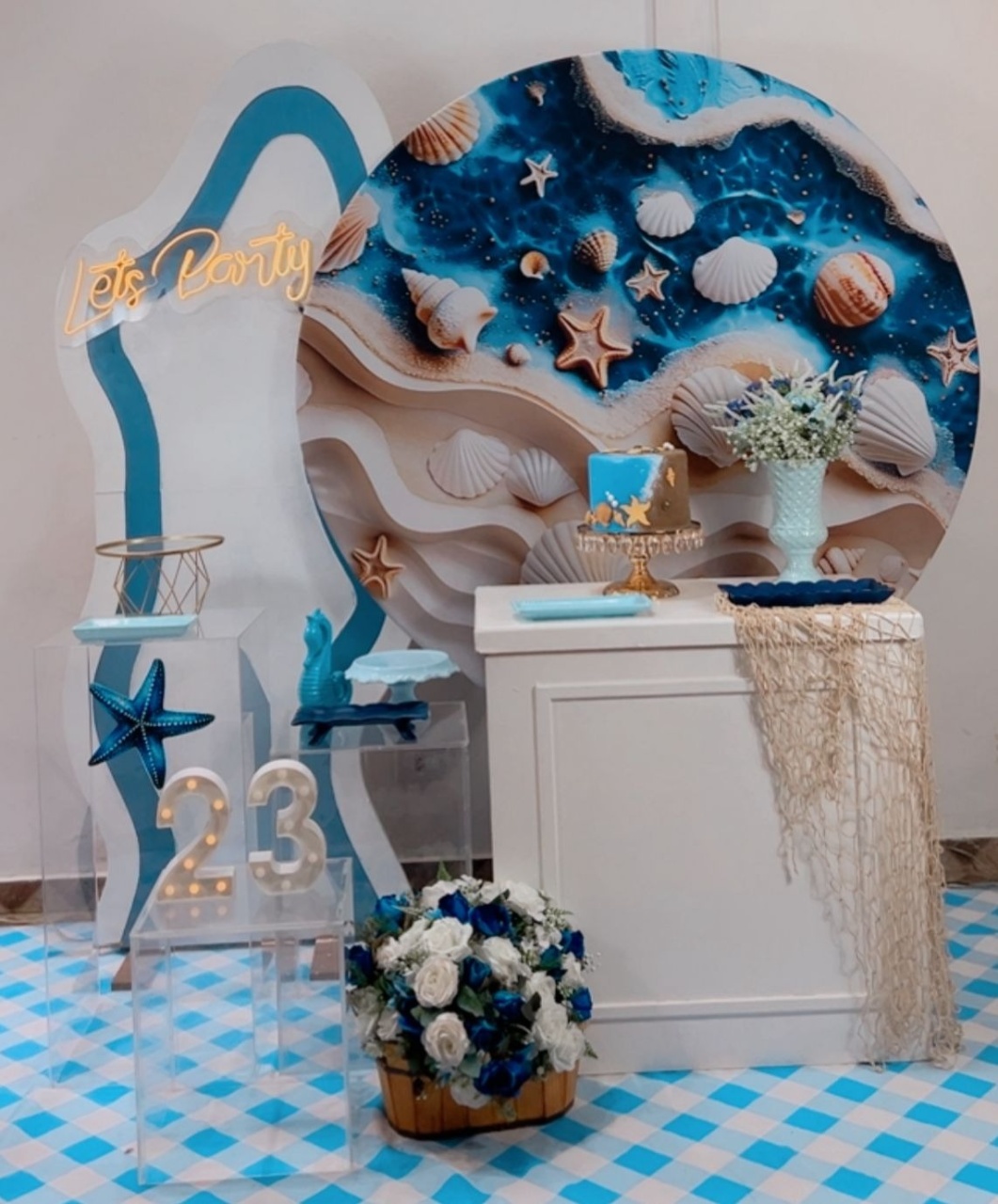 Composição Fundo Do Mar - Modelo 5 - TudFestas