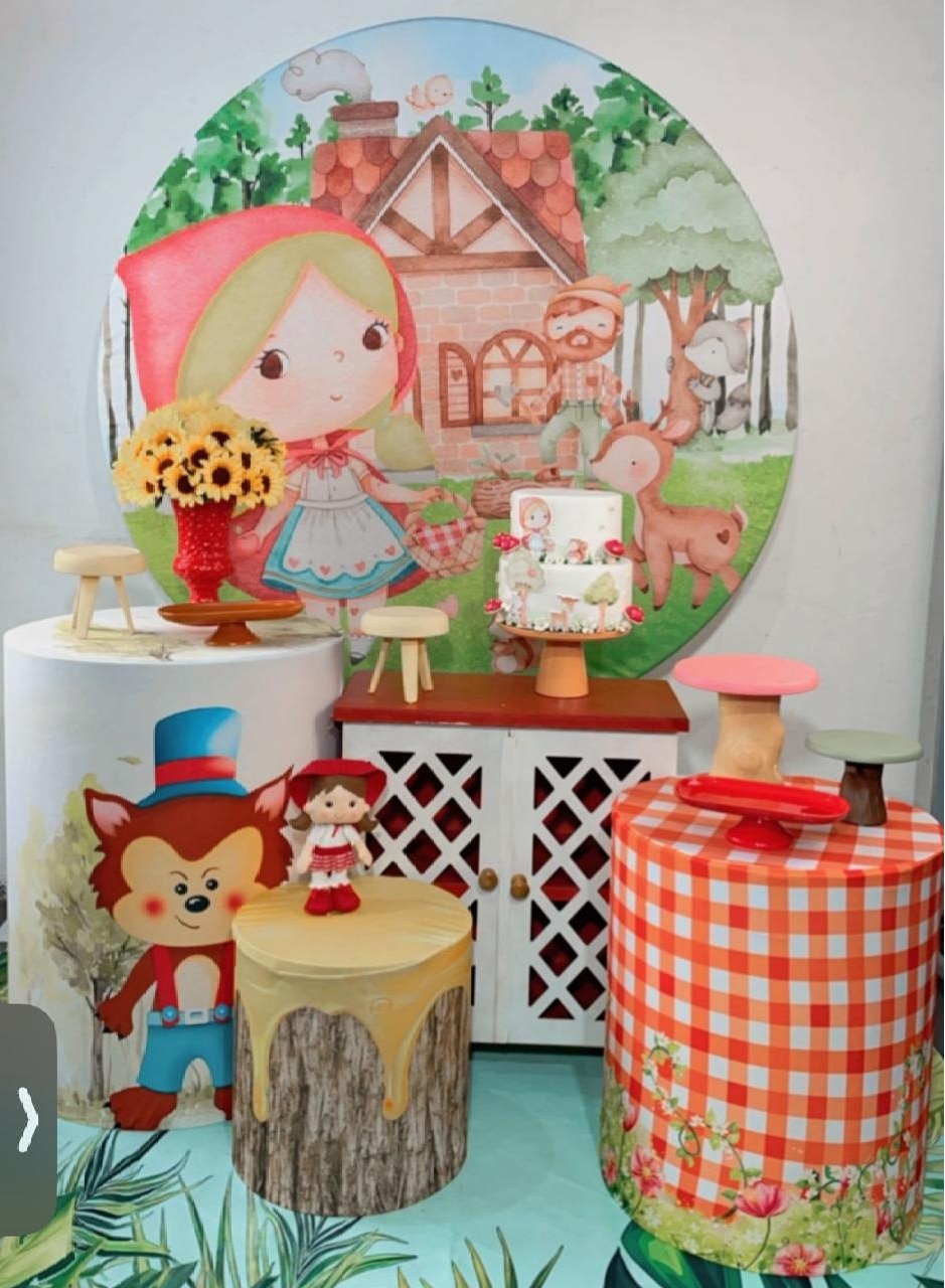 Kit Prata Chapeuzinho Vermelho  - TudFestas