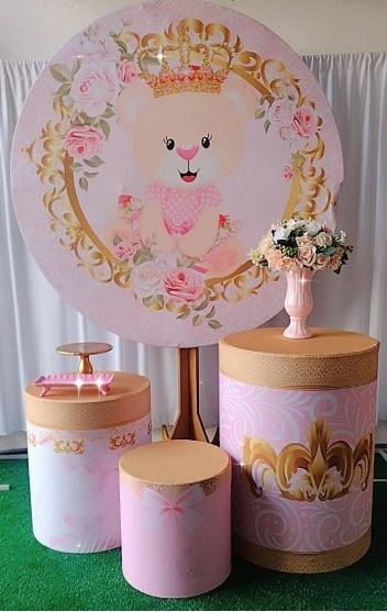 Kit Promocional Ursinha Princesa  - TudFestas