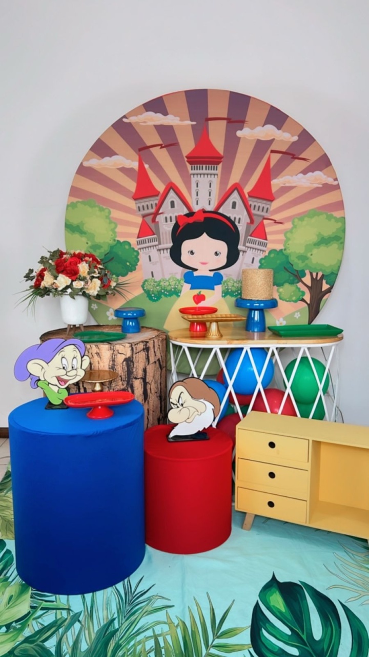 Kit Ouro Branca de Neve Baby Mod 2  - TudFestas
