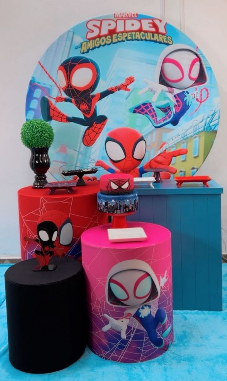 Kit Prata Homem Aranha Baby Spidey - Modelo 2 - TudFestas