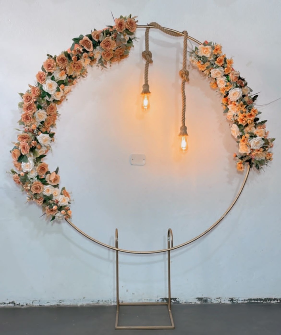 Coluna de Flores Rosé  - TudFestas