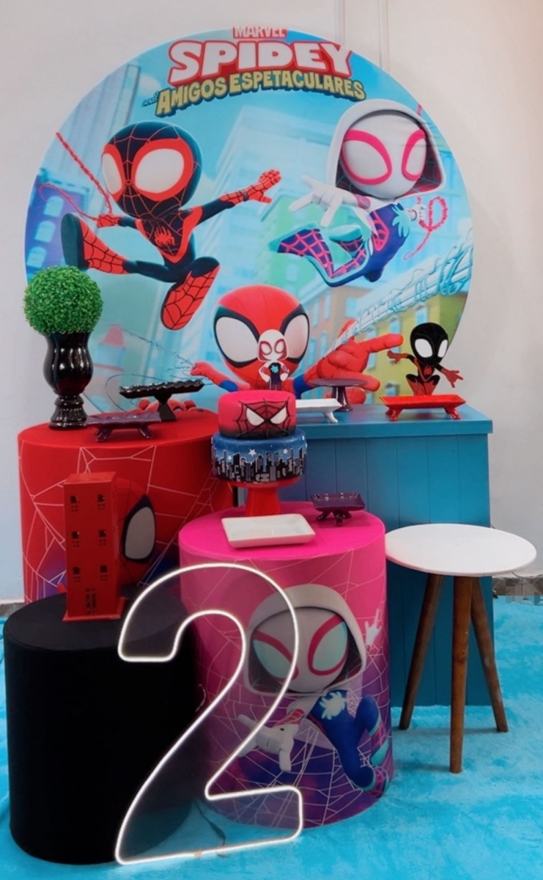 Kit Diamante Homem Aranha Baby Spidey - Modelo 2 - TudFestas