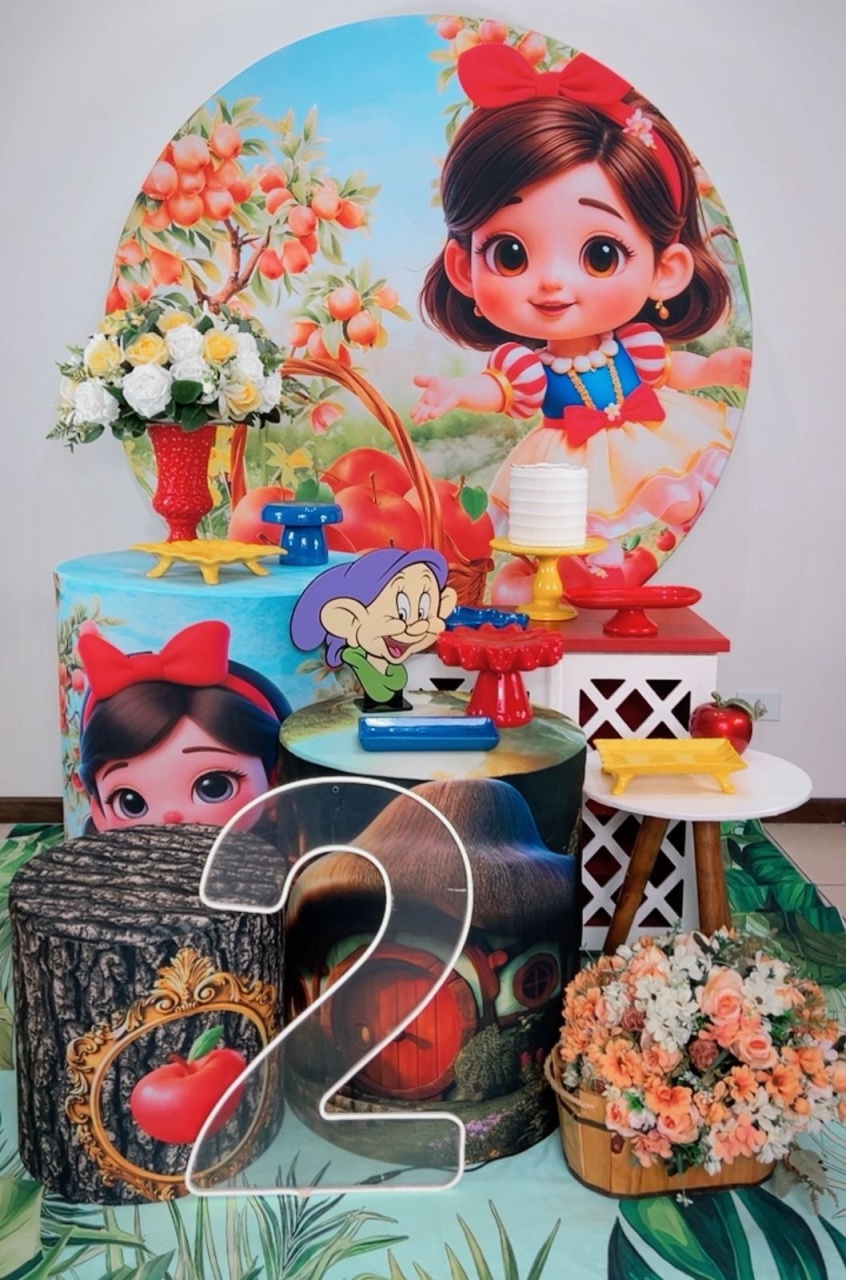Kit Diamante Branca de Neve Baby - Modelo 3 - TudFestas