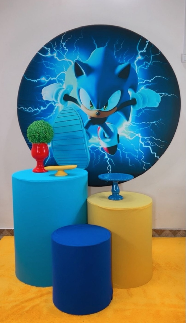 Kit Promocional Sonic Raios  - TudFestas