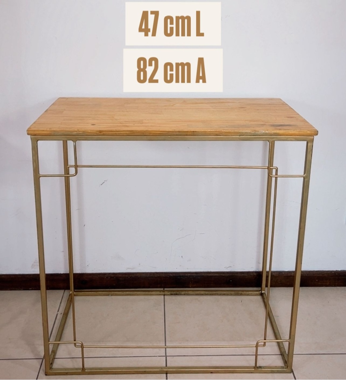 Mesa Dourada Trançada G - TudFestas