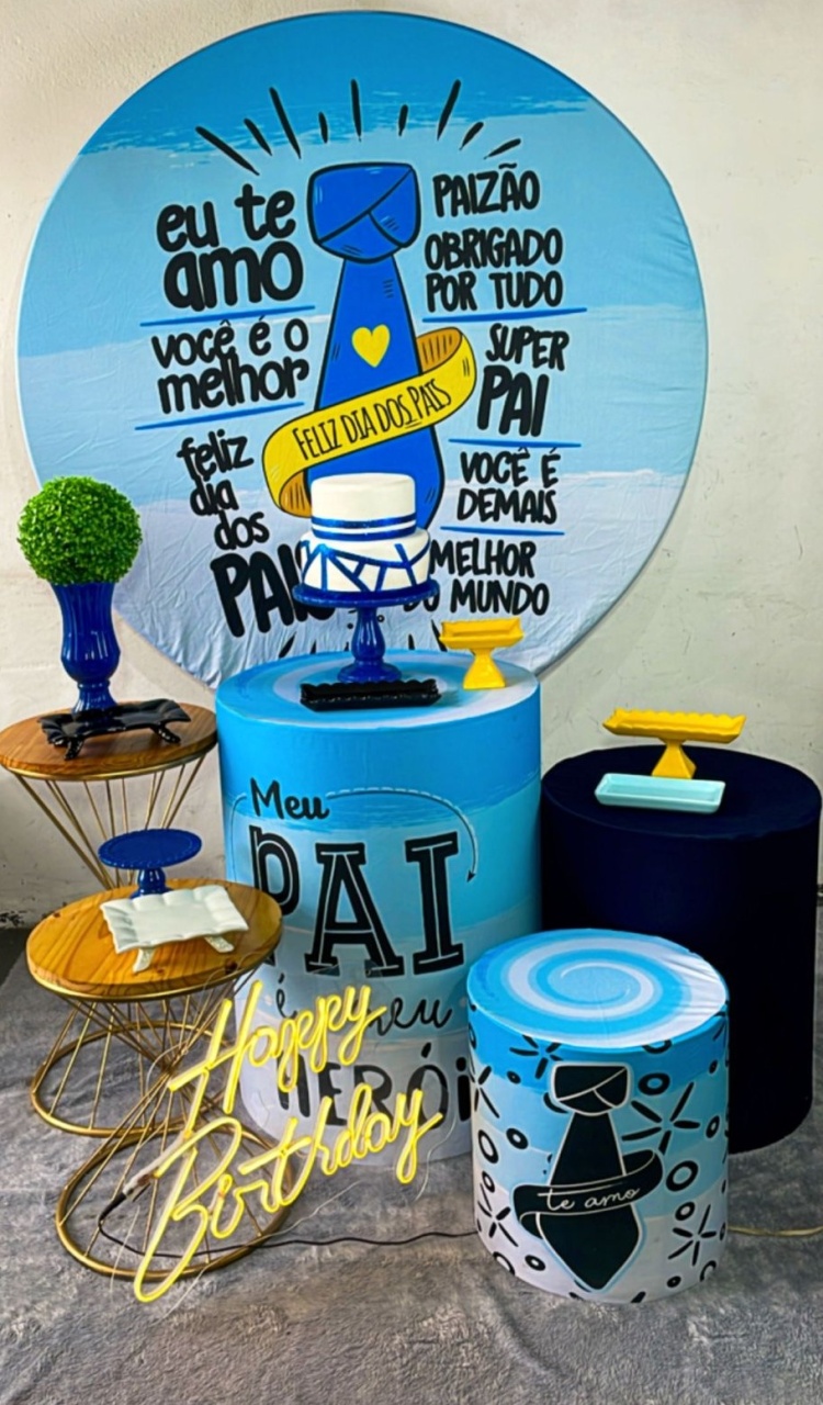 Kit Diamante Pai Herói - TudFestas