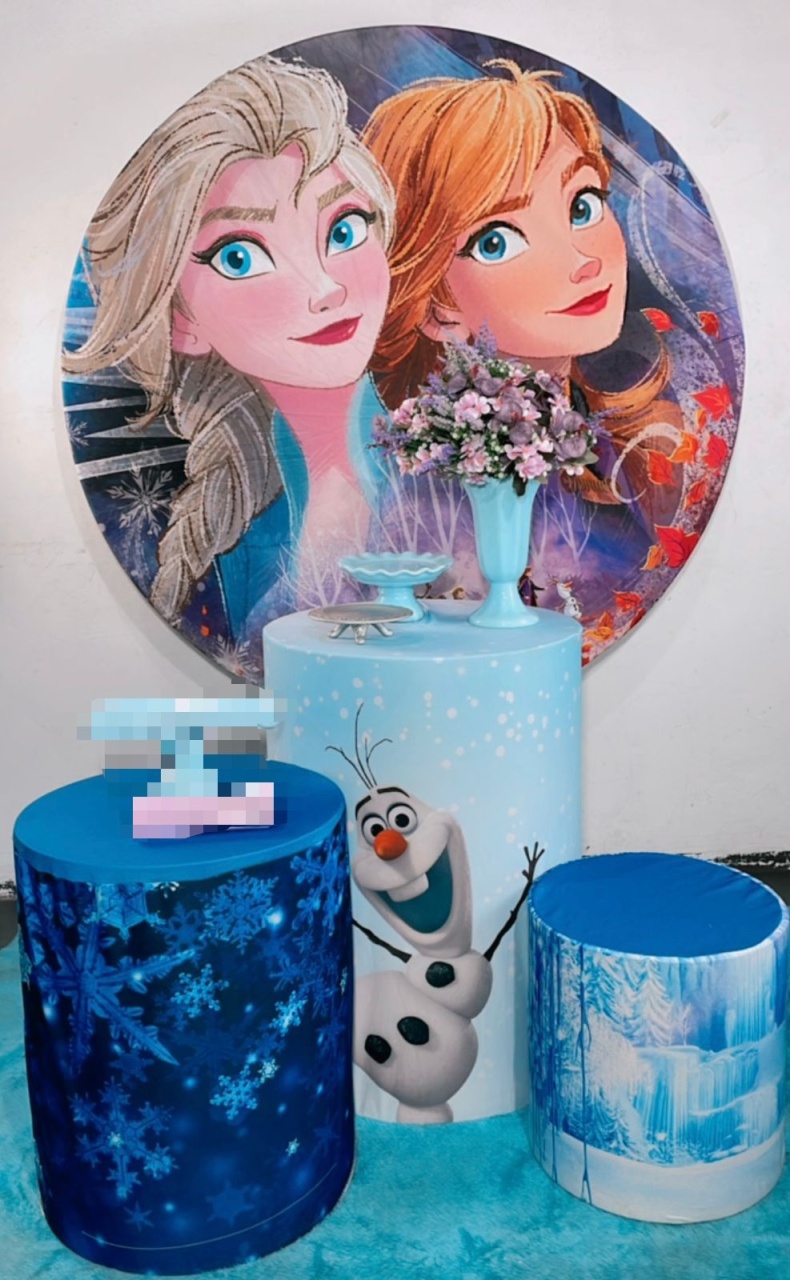 Kit Promocional  Frozen E Ana Modelo 2 - TudFestas
