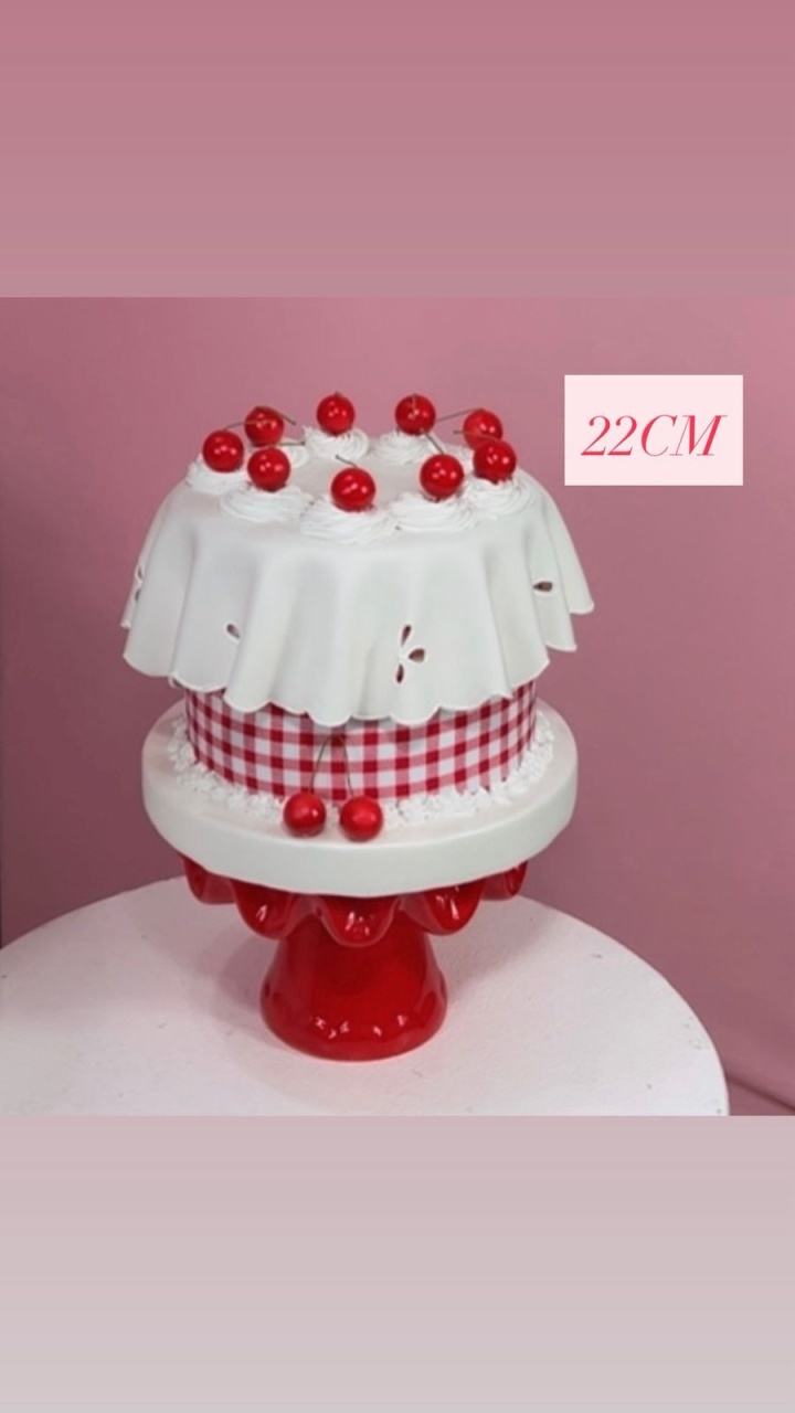 Bolo Fake Cereja - TudFestas