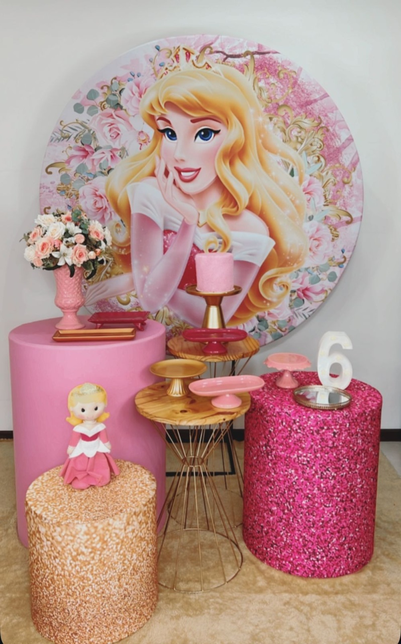 Kit Ouro Princesa Aurora Mod 1 - TudFestas